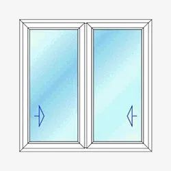 پنجره دوجداره کشویی مدل ویستابست
