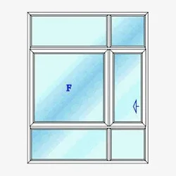 پنجره کشویی دو تکه مدل ویستابست